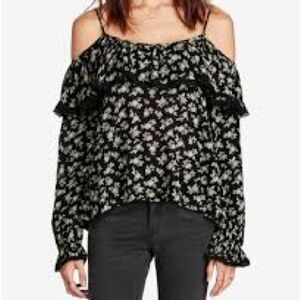 NWT Denim & Supply Ralph Lauren Women's New Floral Ruffled Cold-Shoulder